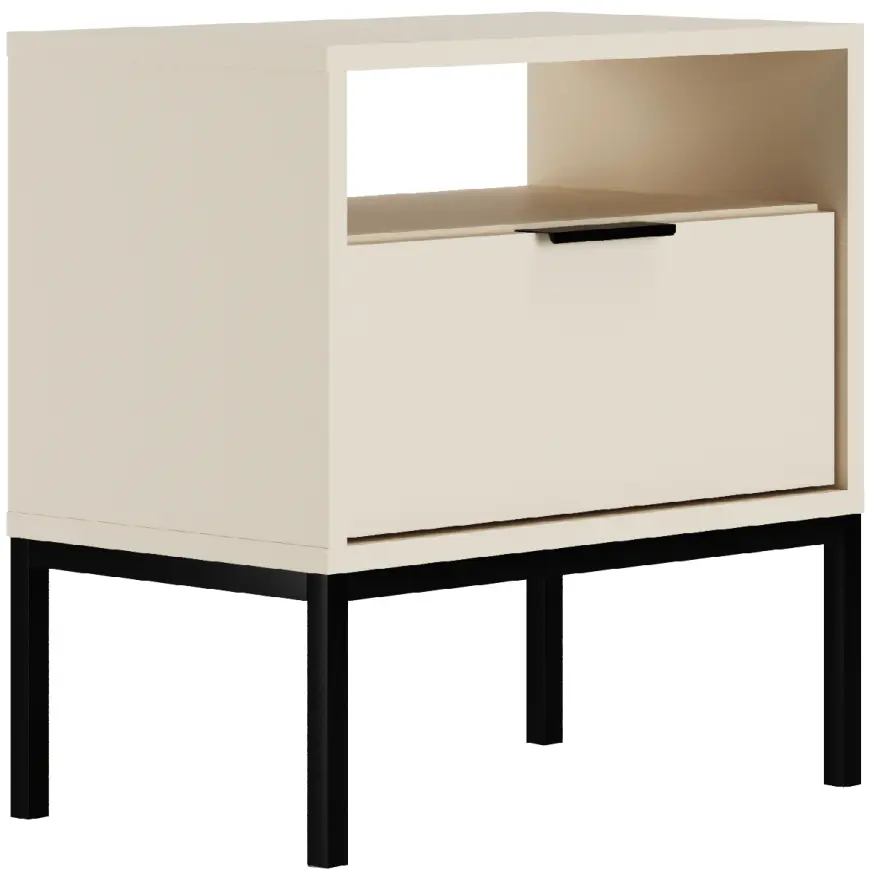 Nočný stolík Austin Kašmír/Čierna