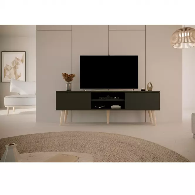 TV Stolík 160 Toronto Čierna