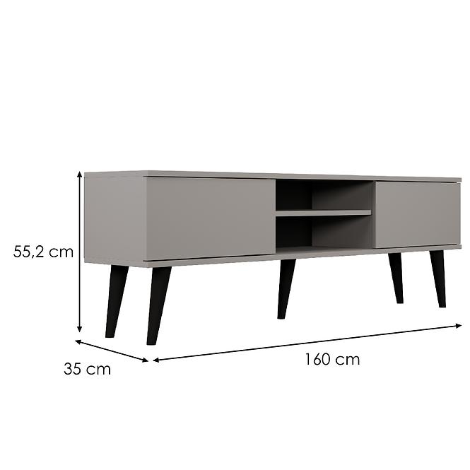 TV Stolík 160 Toronto Sivý Chinchilla
