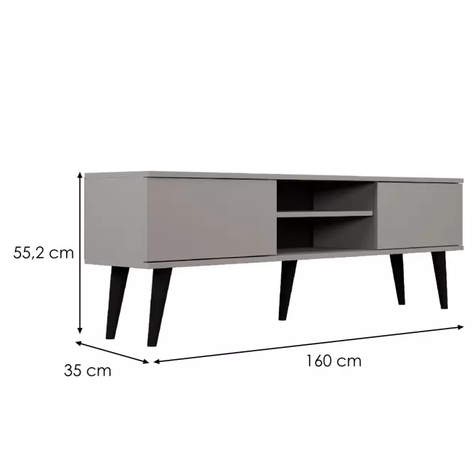 TV Stolík 160 Toronto Sivý Chinchilla,2