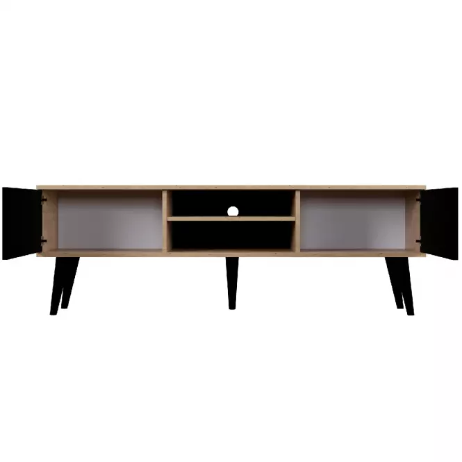 TV Stolík 160 Toronto Artisan/Čierna,5