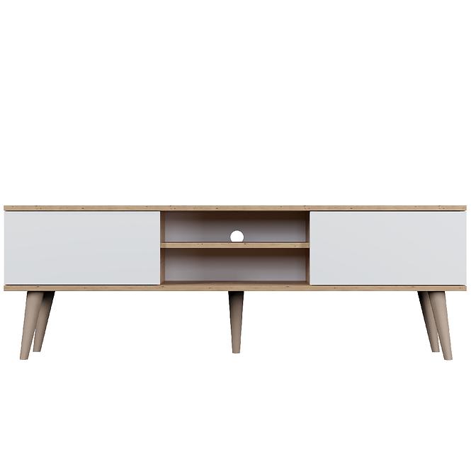 TV Stolík 160 Toronto Artisan/Biela