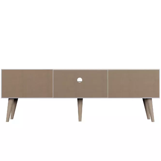 TV Stolík 160 Toronto Artisan/Biela,6