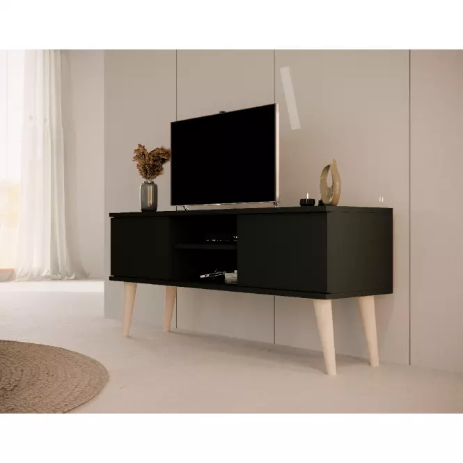 TV Stolík 120 Toronto Čierna
