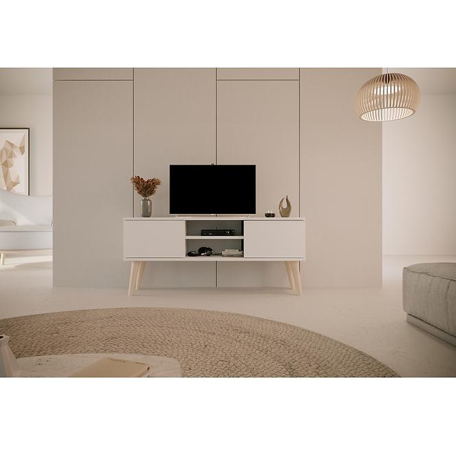 TV Stolík 120 Toronto Biela