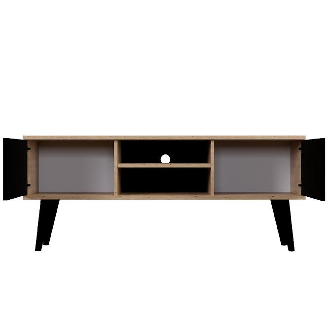 TV Stolík 120 Toronto Artisan/Čierna