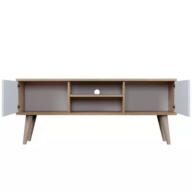 TV Stolík 120 Toronto Artisan/Biela,5