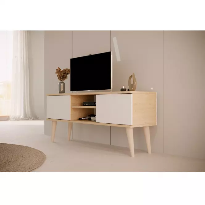 TV Stolík 120 Toronto Artisan/Biela
