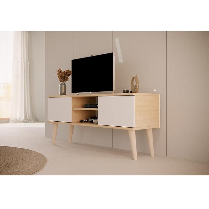 TV Stolík 120 Toronto Artisan/Biela