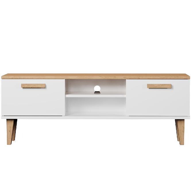 TV Stolík 120 Denver Biela/Hikora