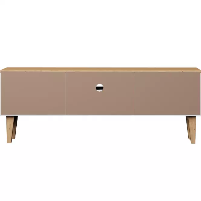 TV Stolík 120 Denver Biela/Hikora