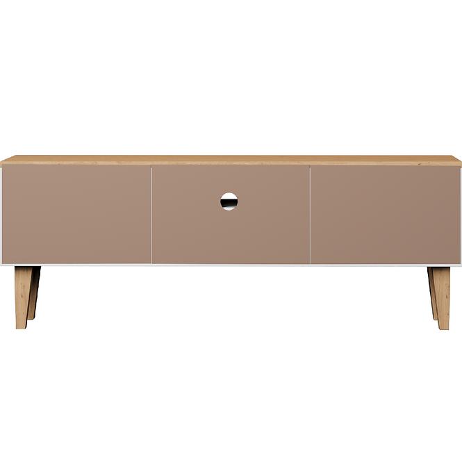 TV Stolík 120 Denver Biela/Hikora