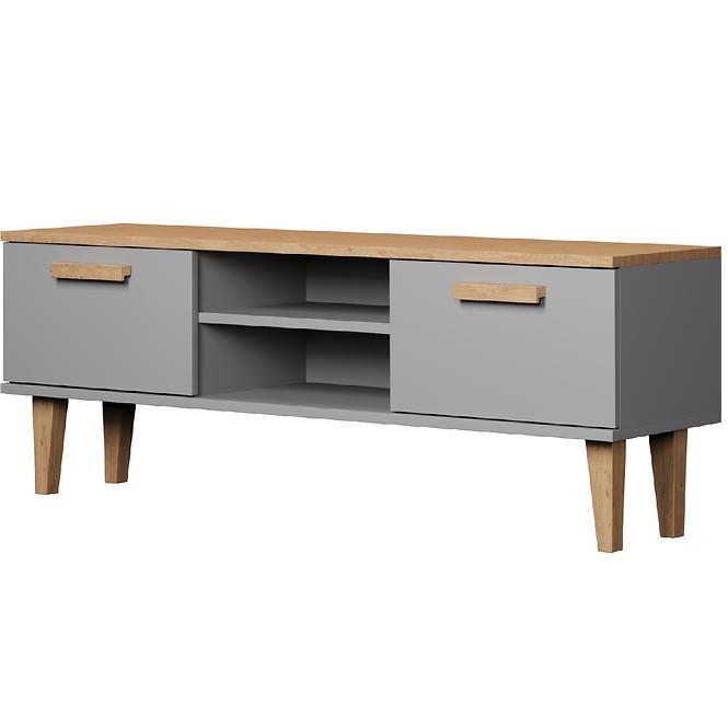 TV Stolík 120 Denver Sivý Chinchilla/Hikora,3