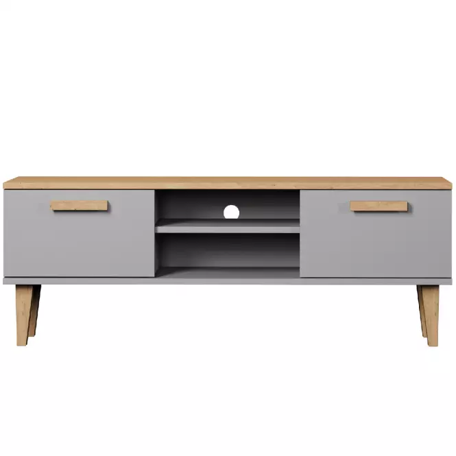TV Stolík 120 Denver Sivý Chinchilla/Hikora,4