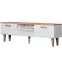 TV Stolík 160 Denver Biela/Hikora,3