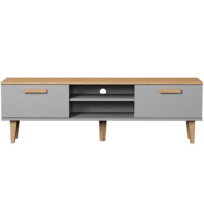TV Stolík 160 Denver Sivý Chinchilla/Hikora,4