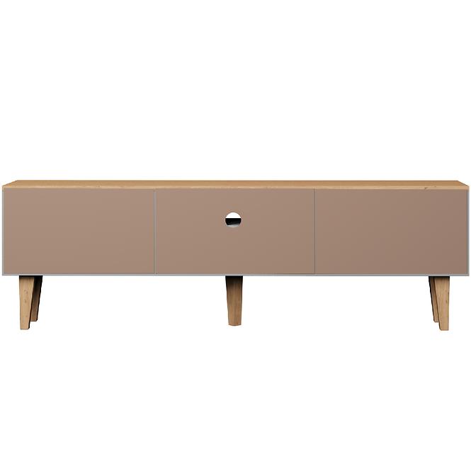 TV Stolík 160 Denver Sivý Chinchilla/Hikora,6