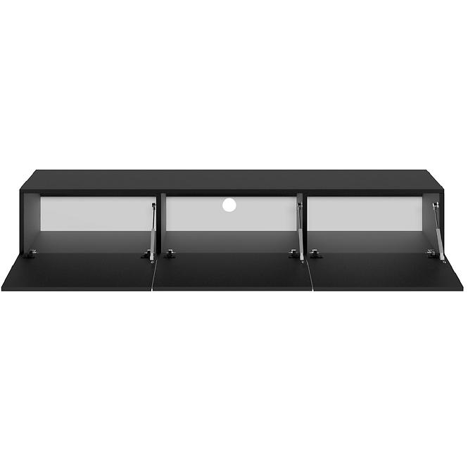 TV Stolík 180 Závesná Dallas Čierna,3