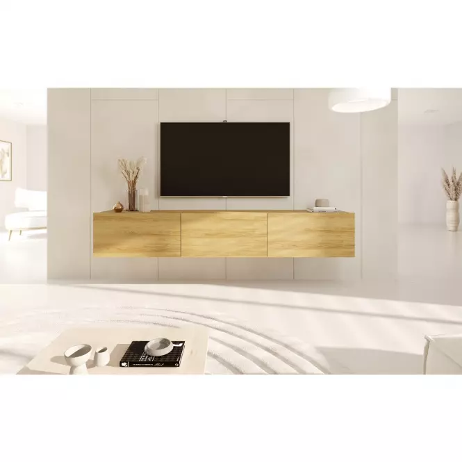 TV Stolík 180 Závesná Dallas Hikora,5