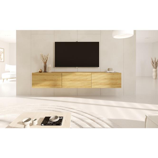TV Stolík 180 Závesná Dallas Hikora,5