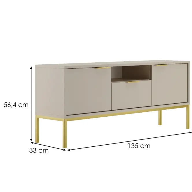 TV Stolík 135 Austin Kašmír/Zlatá,2