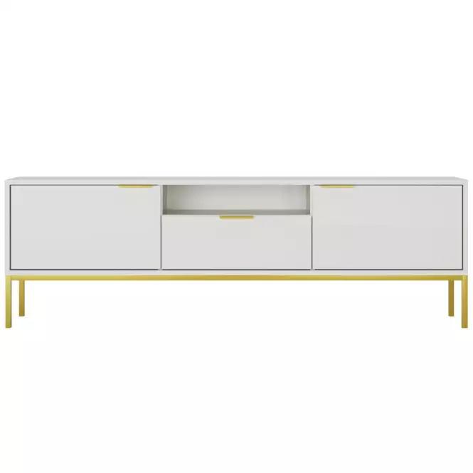 TV Stolík 175 Austin Biela/Zlatá,3