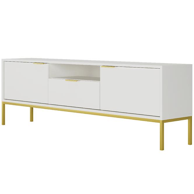 TV Stolík 175 Austin Biela/Zlatá,4