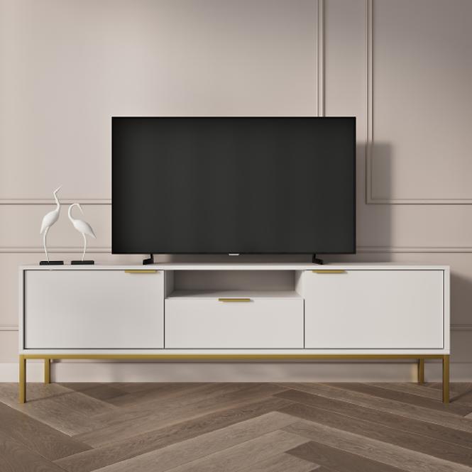 TV Stolík 175 Austin Biela/Zlatá