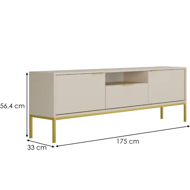 TV Stolík 175 Austin Kašmír/Zlatá,2