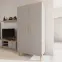 Skriňa 100 Denver Sivý Chinchilla/Hikora,8