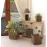 Košík Nordic Square Ratan/Plast 20x25x25