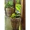 Prútený obal na kvetináč Alex Round Medium Rattan 34x40,2