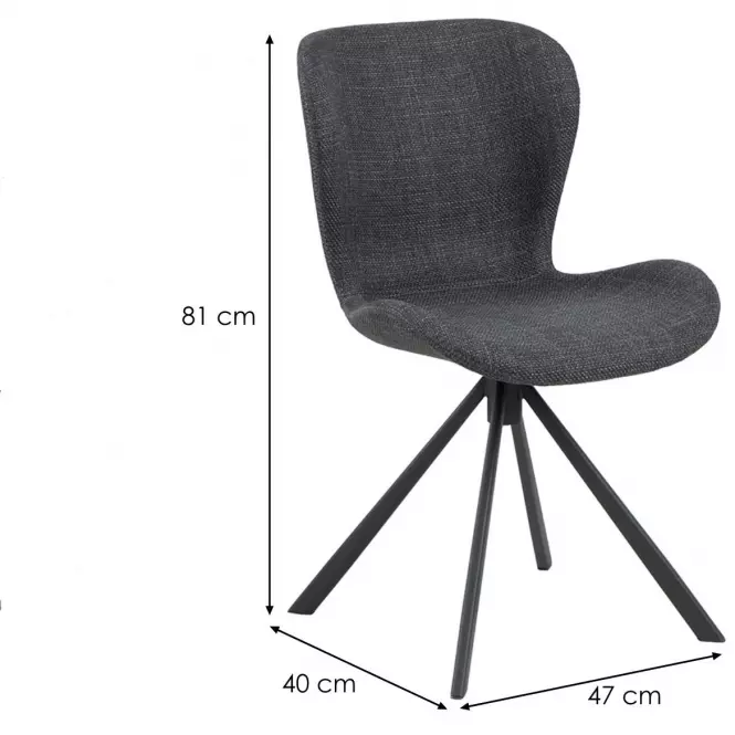 Stolička K26 Grey 100722 2 ks