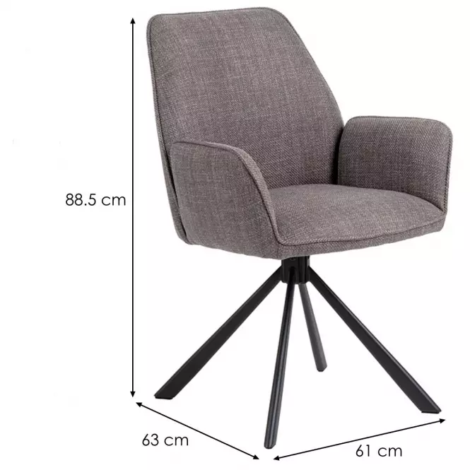 Stolička K28 Light Grey 103739 2 ks