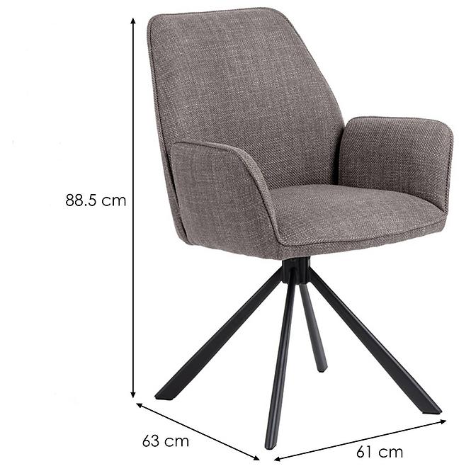 Stolička K28 Light Grey 103739 2 ks