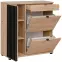 Komoda Pedro HJZ PD TYP G hickory jackson/čierna,3