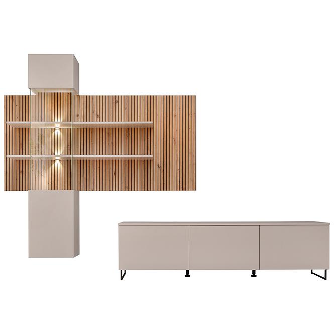 Obývacia Stena Gusto LUX A cashmire/artisan,2