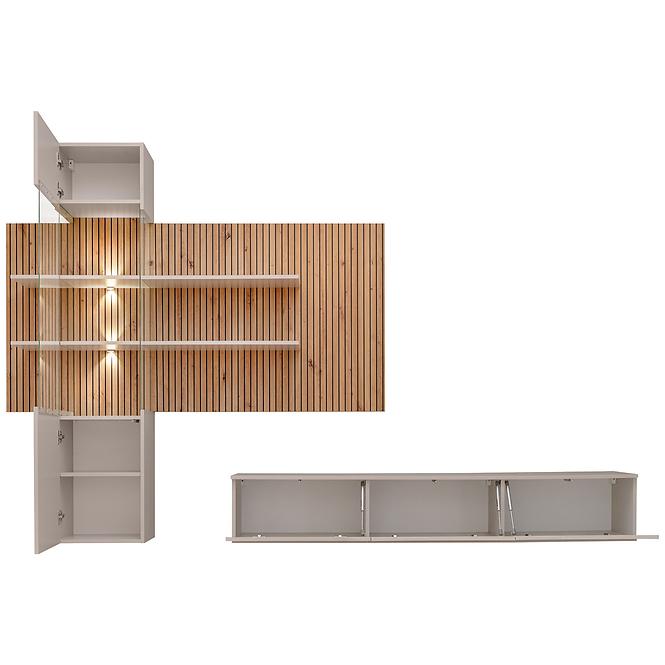 Obývacia Stena Gusto LUX B cashmire/artisan,4