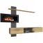 Obývacia Stena Flame B antracit/dub flagstaff,2