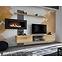 Obývacia Stena Flame B antracit/dub flagstaff