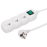 Predlžovací kábel 3G 3x1 Z/U 5m 35350 biely