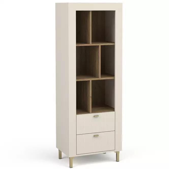 Regál Mossa M04 2S dub whisky/cashmere 