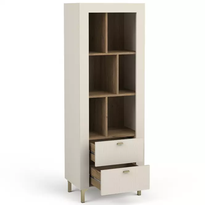 Regál Mossa M04 2S dub whisky/cashmere 