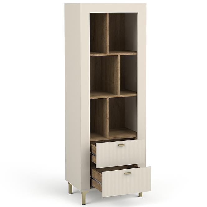 Regál Mossa M04 2S dub whisky/cashmere ,3