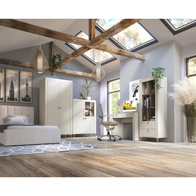 Toaletný Stolík Mossa M10 dub whisky/cashmere,7