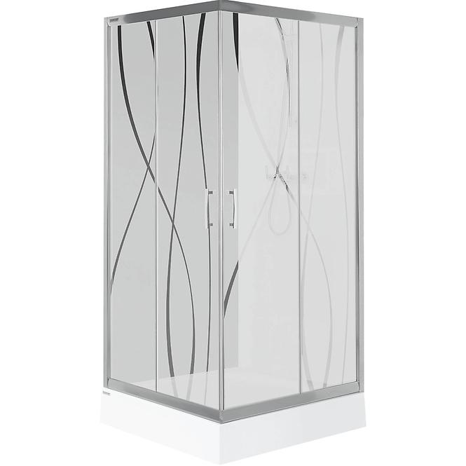 Sprchový kút KW KN/TX5B 90 W15 SB Glass Protect