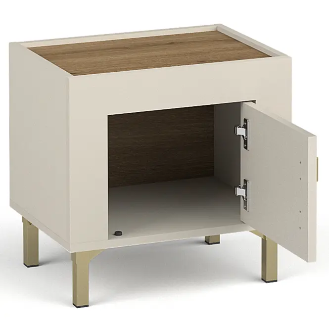 Nočný Stolík Mossa M11 dub whisky/cashmere