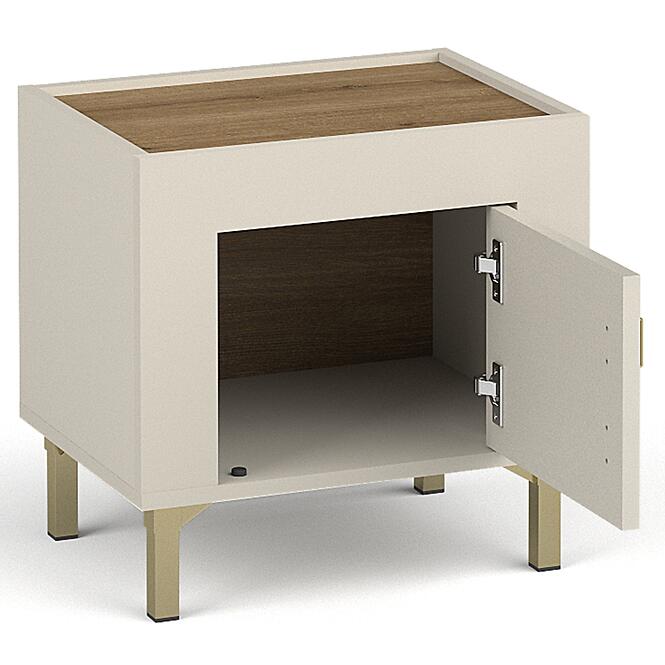 Nočný Stolík Mossa M11 dub whisky/cashmere,3