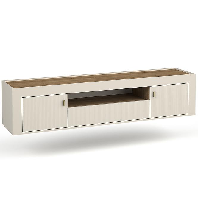 TV Stolík Mossa M08 2D1S dub whisky/cashmere ,5