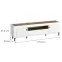 TV Stolík Mossa M08 2D1S dub whisky/biely mat,2